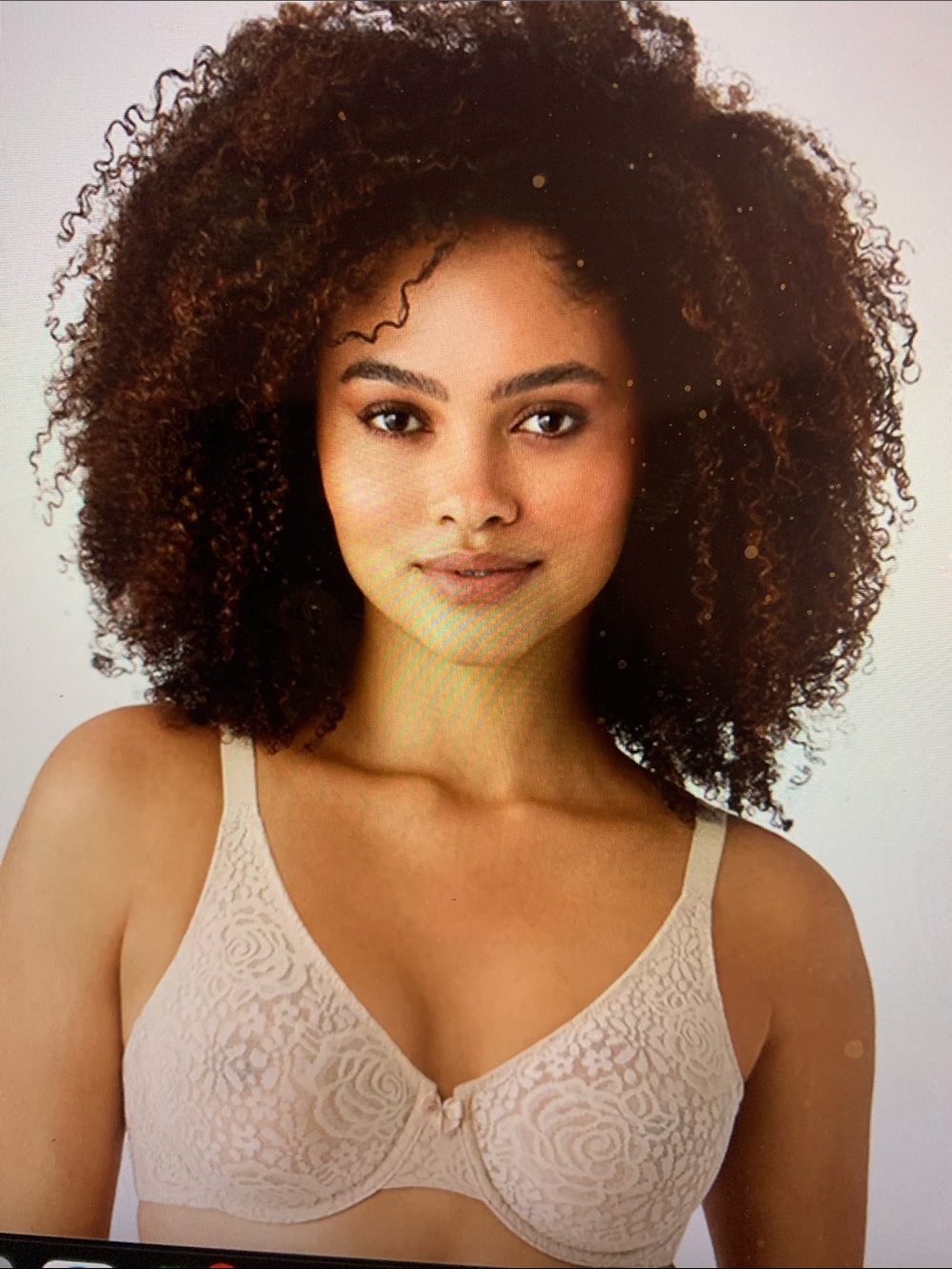 Wacoal Women's Halo Lace Unlined Mid Coverage Underwire Bra Size 40D